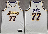 Youth Los Angeles Lakers #77 Luka Doncic White 2025 Association Edition Stitched Jersey,baseball caps,new era cap wholesale,wholesale hats